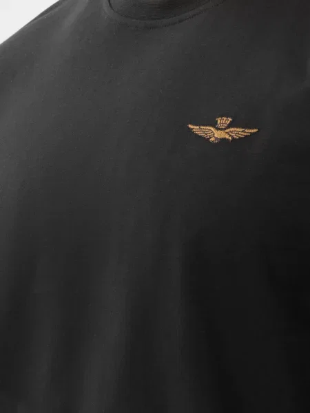 Футболка Aeronautica Militare чорна