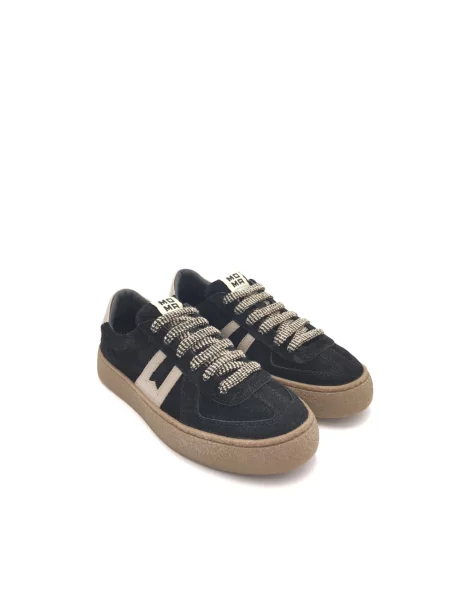 Sneakersy Moma skórzane czarne