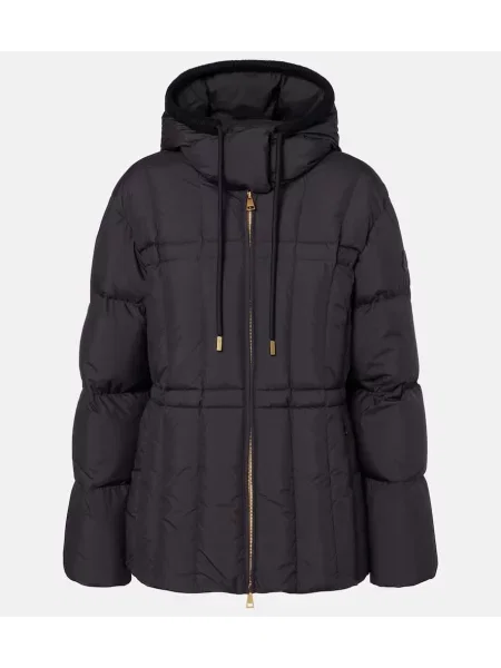 Kurtka puchowa Moncler z kapturem czarna