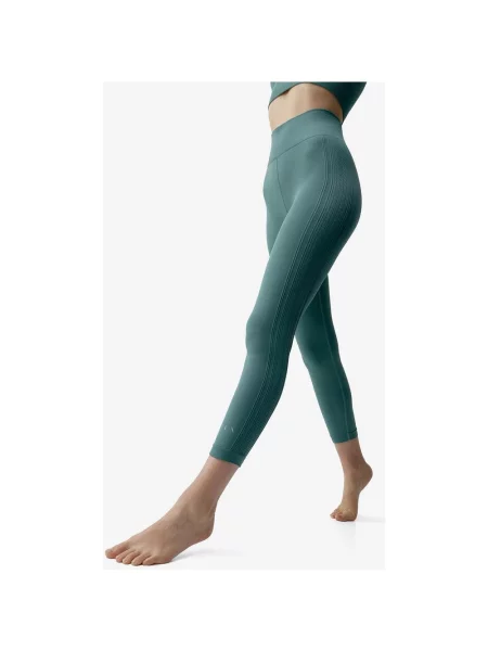 Legginsy długie Born Living Yoga Zinara niebiesko-turkusowe S niebieskie