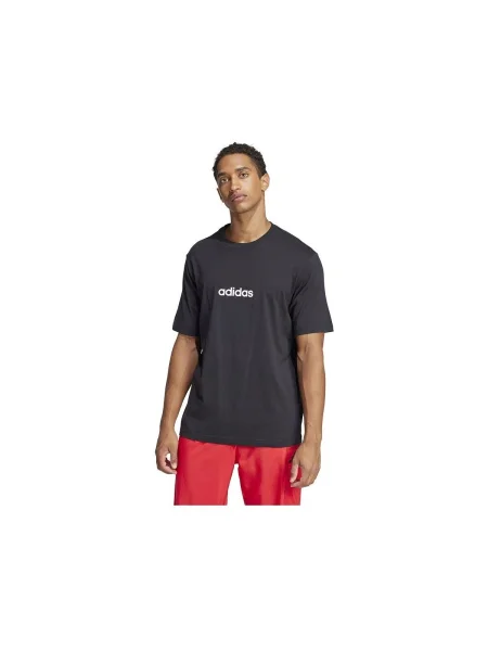 Adidas Tričko Essentials Linear čierna