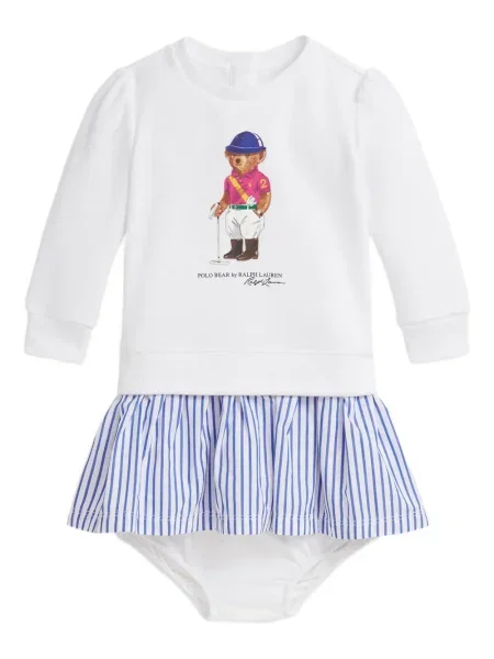 Sukienka dziecięca Polo Ralph Lauren biała