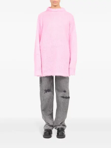 Megztas megztinis Mm6 Maison Margiela rožinė