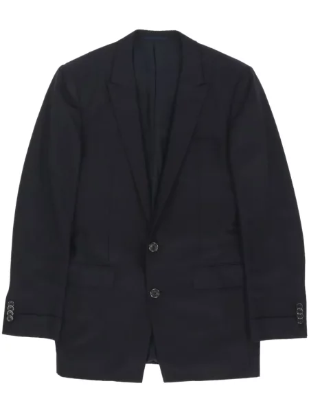 Jednořadé sako Versace Pre-owned modré