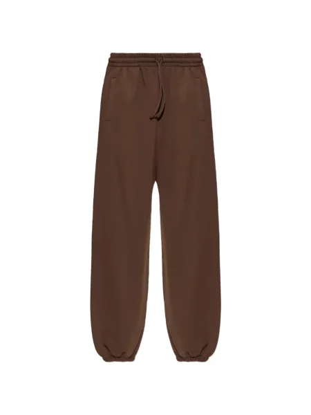 Pantaloni Palm Angels alergare maro