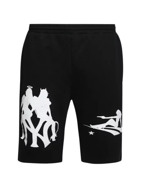 Pantaloni scurți La Maskarade cu imagine negru