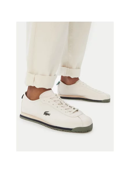 Lacoste Αθλητικά Club Low Κρεμ