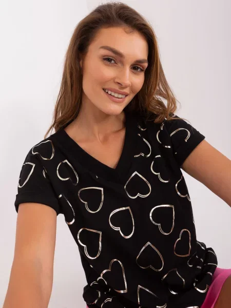 Bluză Fashionhunters negru