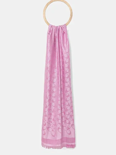 Fular Coach de lână violet