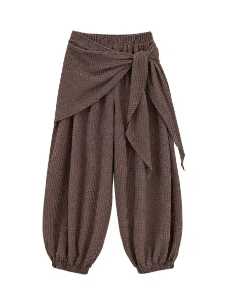 Busem Kalhoty Hose tmavě hnědá