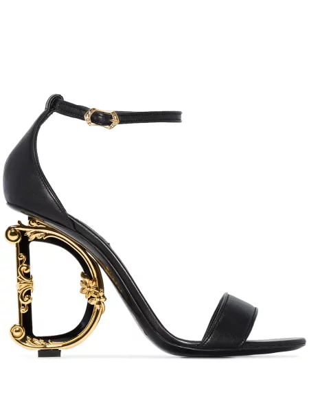 Sandale Dolce & Gabbana din piele negru