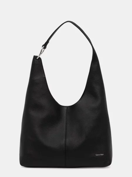 Calvin Klein De piele geantă shopper negru