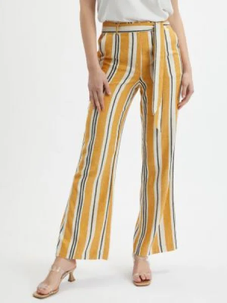 Pantaloni chino Orsay portocaliu