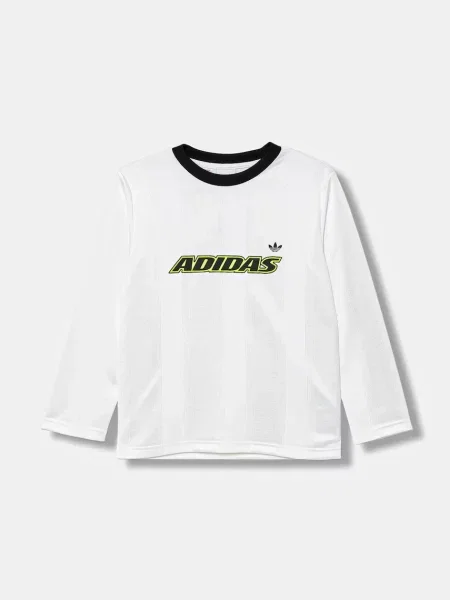Adidas Originals tričko s dlouhým rukávem bílé