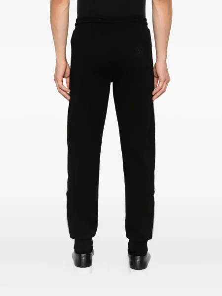 Pantaloni Karl Lagerfeld cu dungi negru