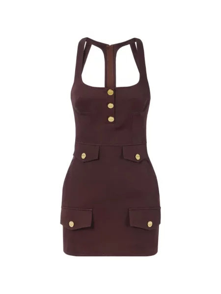 Kostiumas mini suknelė Elisabetta Franchi ruda