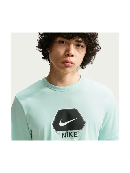 Nike Sportswear Tričko mätová / čierna biela