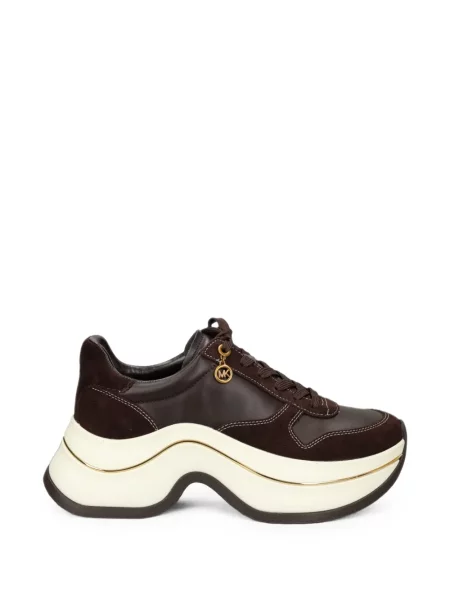 Sneakerși Michael Michael Kors cu platformă maro