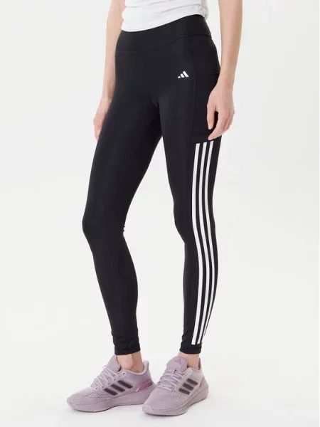 Prugaste tajice Adidas crna