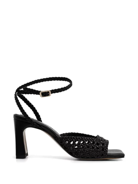 Sandale Souliers Martinez din piele țesuți negru