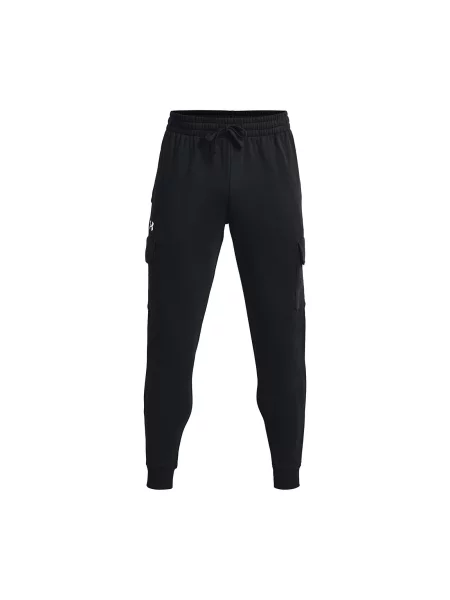 Spodnie dresowe Under Armour Rival Fleece Cargo Jogger Black S czarne