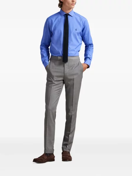 Șapcă Polo Ralph Lauren de mătase cu broderie cu dungi negru