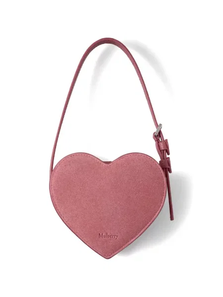 Чанта Mulberry със сърца розово