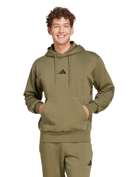 ADIDAS SPORTSWEAR Športová mikina FEELCOZY olivová čierna