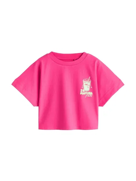 Next Tricou mentă / roz verde