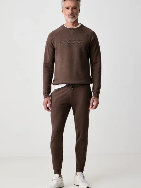 Guess Pantaloni trening maro
