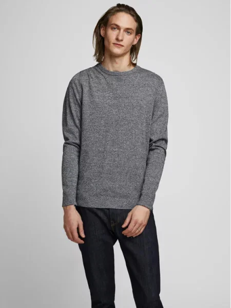 JACK & JONES Megztinis margai pilka