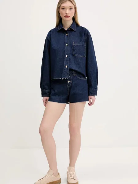 Tommy Jeans Džínsy HOT tmavomodrá