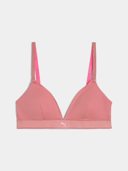 Бюстгальтер с треугольными чашками Puma розовый