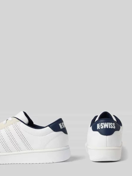 Sneakersy z nadruk z logo model COURT' K-swiss białe