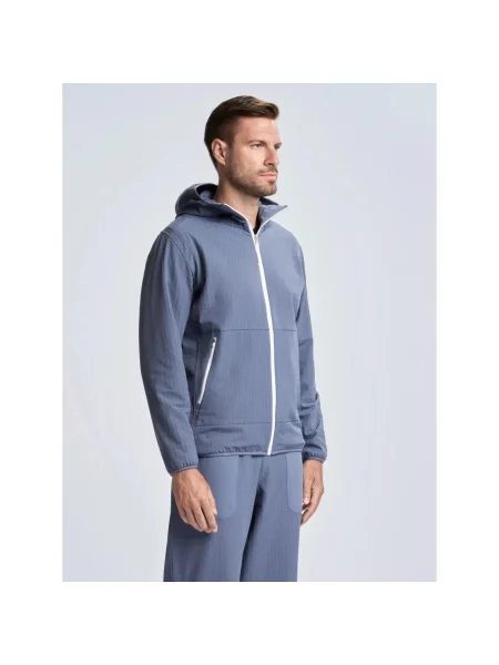 Bluza Z Kapturem Slam Alt Fz Grid Fleece Dorośli niebieska