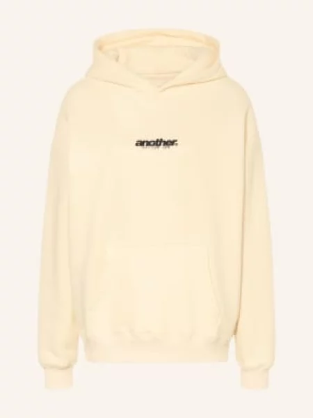 Another Cotton Lab Bluza Z Kapturem Overpriced Flat Whites weiss