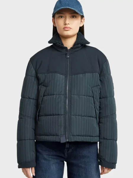 Смугаста куртка G-star Raw синя