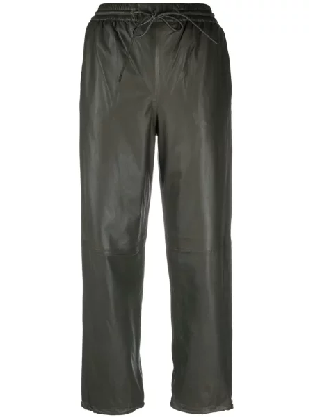 Pantaloni Yves Salomon verde