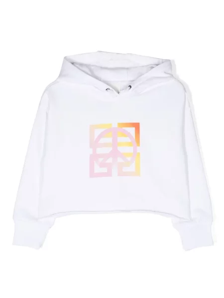 Bluza z kapturem dziecięca Givenchy biała