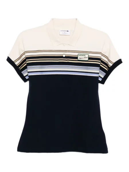 Polo Lacoste w paski niebieskie