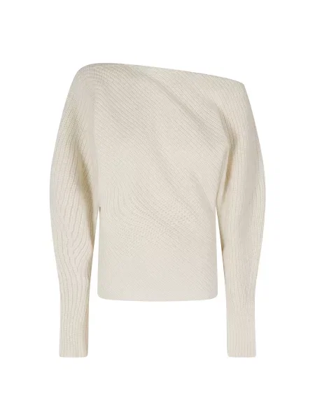 Sweter Alberta Ferretti wełniany biały