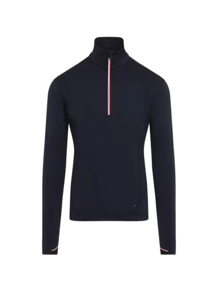 Hanorac cu fermoar Moncler Grenoble albastru