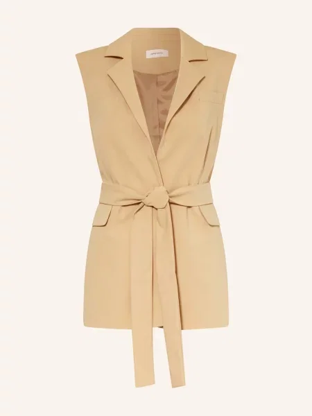 Darling Harbour Kamizelka Typu Blezer beige beżowa