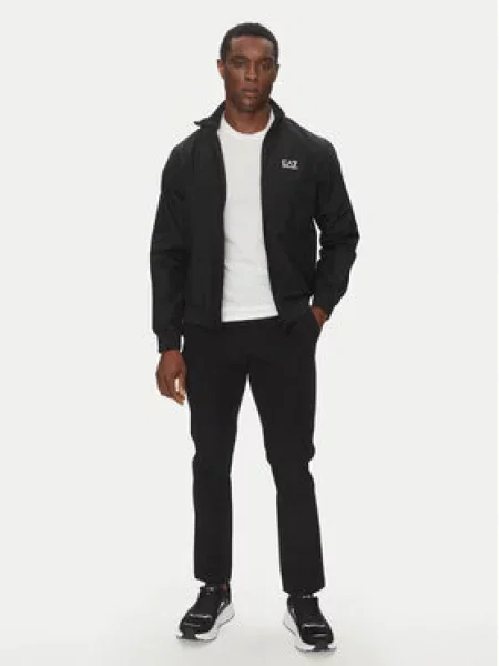 Emporio Armani Kalhoty z materiálu černá