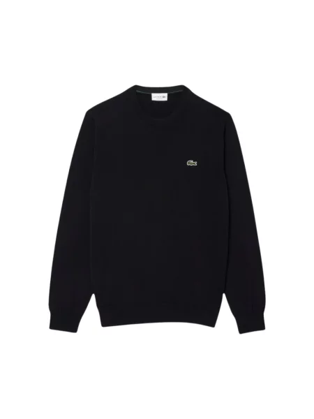 Lacoste sweter Mężczyźni jednolity 4 czarny