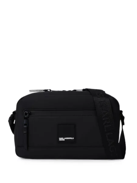 Geantă crossbody Karl Lagerfeld Jeans din piele negru