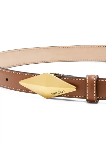 Cu centură curea Jimmy Choo maro