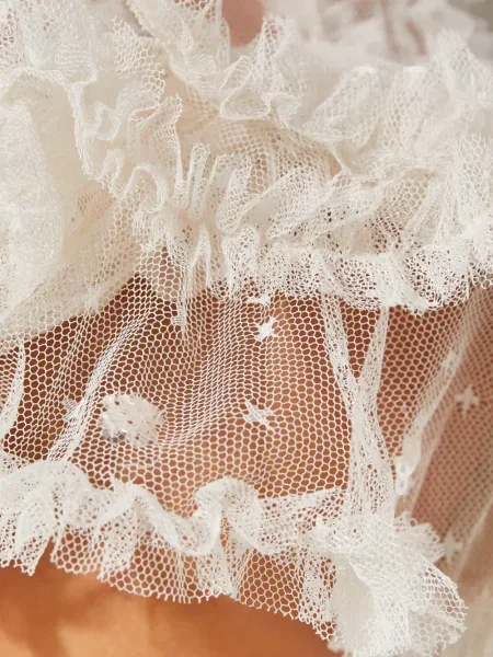 Rochie Needle & Thread cu paiete de costum alb