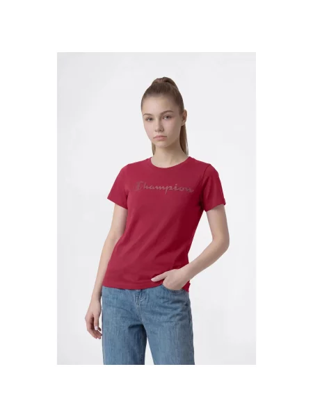 T-Shirt Champion Ss Tee Dzieci czerwona