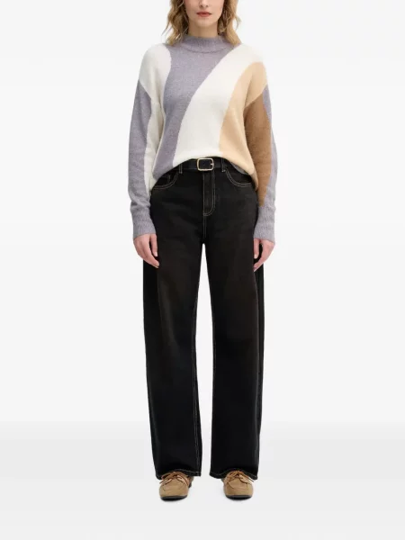 Blugi cu picior larg Benetton negru